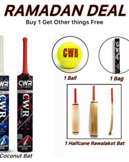 CWR Ramadan Cricket Combo – Bat, Ball & Bag